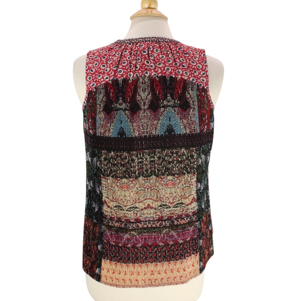One September Tamarosa Top Womens XS Blueberry Western‎ Boho Anthropologie Tank - Picture 4 of 12